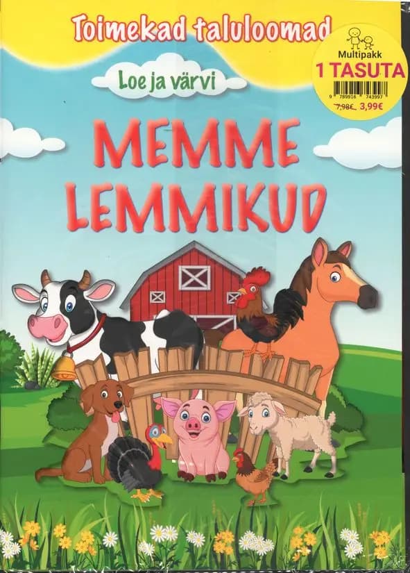 Rõõmsad loomad komplekt