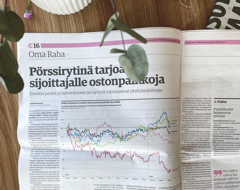 Kauppalehti. Telli Soome ajalehed mugavalt Sirvist. Sirvi - ajakirjade tellimine