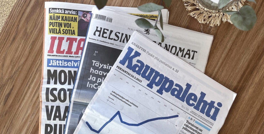 Telli Soome ajalehed mugavalt Sirvist. Sirvi - ajakirjade tellimine