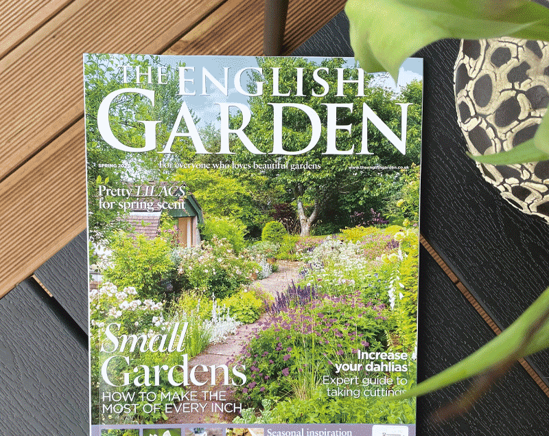 The English Garden. Kevad aias, rõdul, terrassil. Kodude uuendamise hooaeg. Sirvi - ajakirjade tellimine