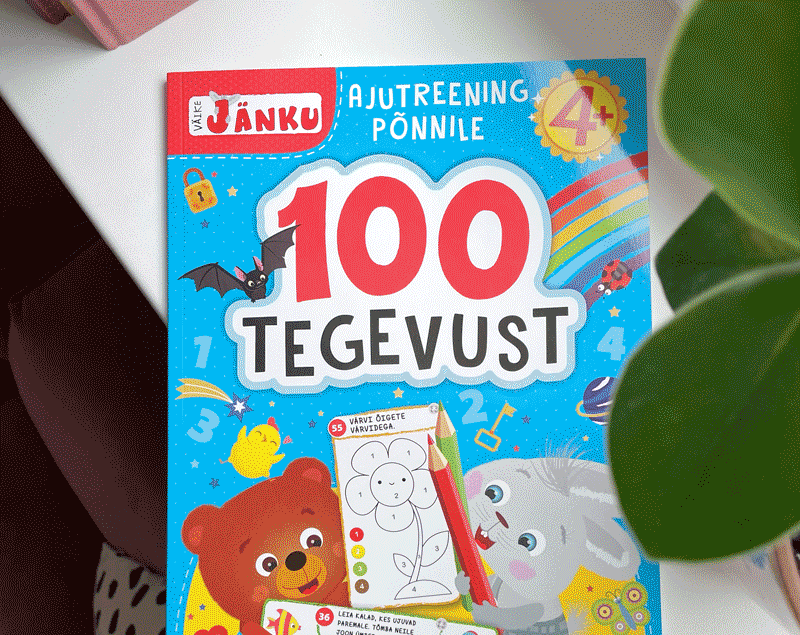 Väike Jänku 100 tegevust. Nutivaba suvi. Lasteajakirjad ja lauamängud. Sirvi - ajakirjade tellimine